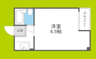 ユーハイツ京町堀【5階】の間取り