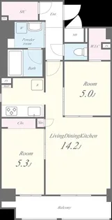 セイワパレス大阪城南【6階】の間取り