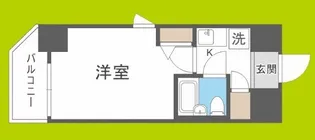 エスリード新大阪第6【8階】の間取り