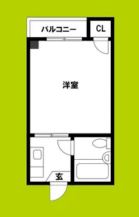 ロジーパレス平野【3階】の間取り