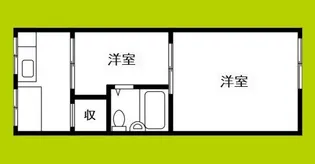 千本北文化【2階】の間取り