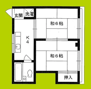 コーポ奥村【2階】の間取り