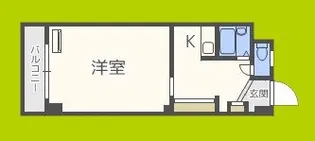 コンフォール長吉【7階】の間取り