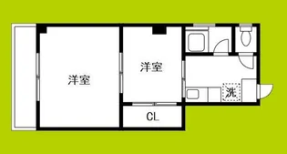 ハニーコーポ【4階】の間取り
