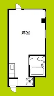 デイルーチェ上町EAST【6階】の間取り