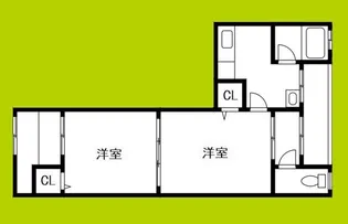 ハイツ平野駅前【3階】の間取り