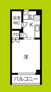 モンシャトル【6階】の間取り