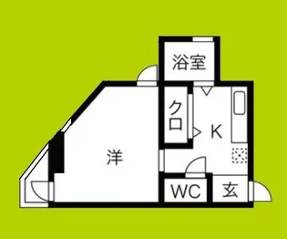 コアロード2000【6階】の間取り