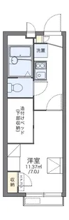 レオパレス森小路【1階】の間取り