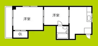 ヴィラナリー今福【1階】の間取り