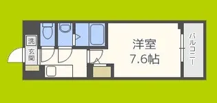 リッツ加島【5階】の間取り