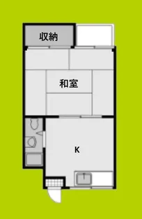 第1北野ビル【2階】の間取り
