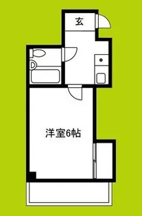 ルーモ矢田III【3階】の間取り