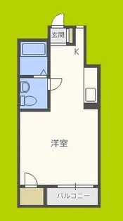 エバーグリーン新大阪【2階】の間取り