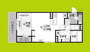 D-residence上甲子園【1階】の間取り