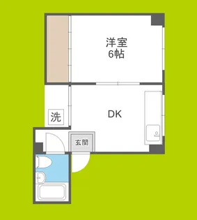 ハッピーハイツ【2階】の間取り