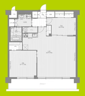 プレジオ宝塚ASIAN【5階】の間取り