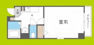 リバーライズ本町【5階】の間取り