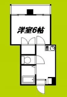 1Kの間取り画像