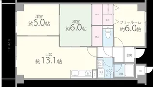 グレイスコート深井【3階】の間取り