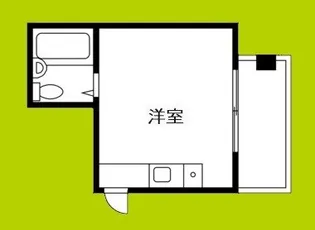 マキノマンション【5階】の間取り