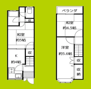 大阪府大阪市平野区長吉出戸1丁目【一戸建】の間取り