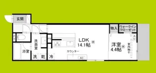 D-residence安立【1階】の間取り