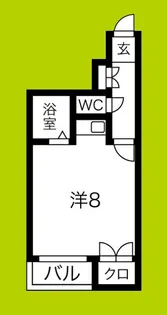 NYK針中野【6階】の間取り