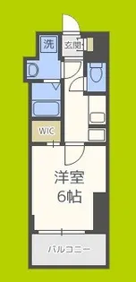W-STYLE難波【5階】の間取り