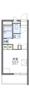 レオパレス原田【2階】の間取り