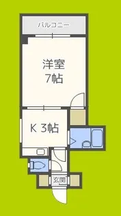 スマイルハイツ桃谷【5階】の間取り
