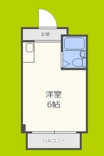 清水728ハイツ【3階】の間取り