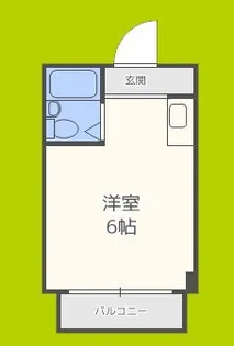 清水728ハイツ【3階】の間取り