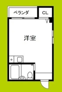 ハウスアイ神崎川【4階】の間取り