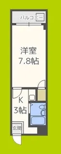 1Kの間取り画像