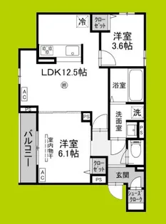 ドレ II【1階】の間取り