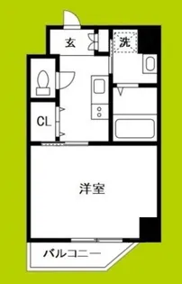 クレビオス難波EAST【5階】の間取り