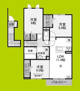 Ranunculus【2階】の間取り