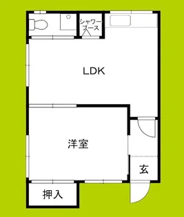 アベニュー中宮【2階】の間取り