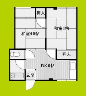 マンションかすが【3階】の間取り