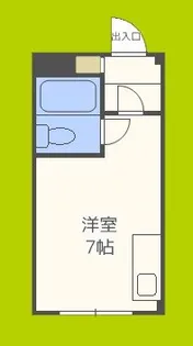 大宝森之宮ロイヤルハイツ【2階】の間取り