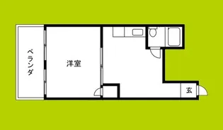 プロパティー千本南【1階】の間取り