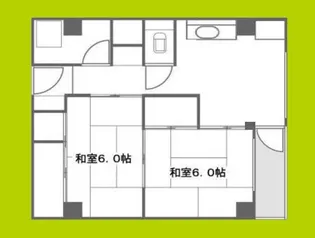 市岡グランドビル 新館【7階】の間取り