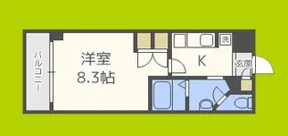 グランドステージ大阪城北【2階】の間取り