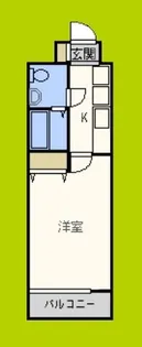 ドミール桜川【8階】の間取り