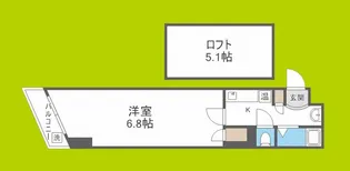 プレアデス寺田町【7階】の間取り