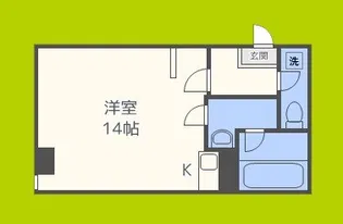 リヴェール阿波座【2階】の間取り