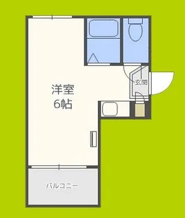 ロイヤルシティ第1ビル【6階】の間取り