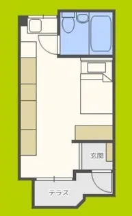 アヴァンセ天王寺【4階】の間取り