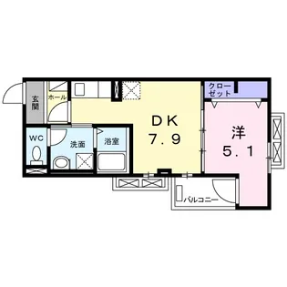 ウィン あんりゅう【2階】の間取り